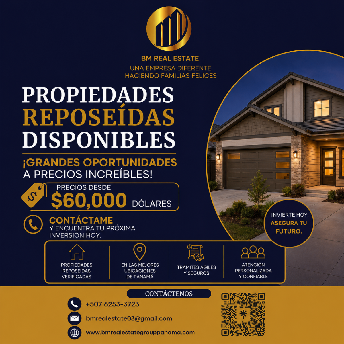 Propiedades reposeídas BM Real Estate Panamá