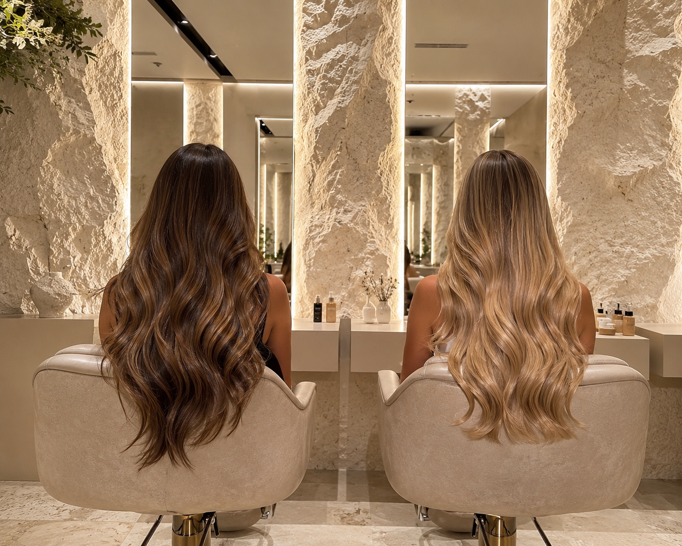 Custom hair colour and gloss services at Toronto Beauty Club, Etobicoke