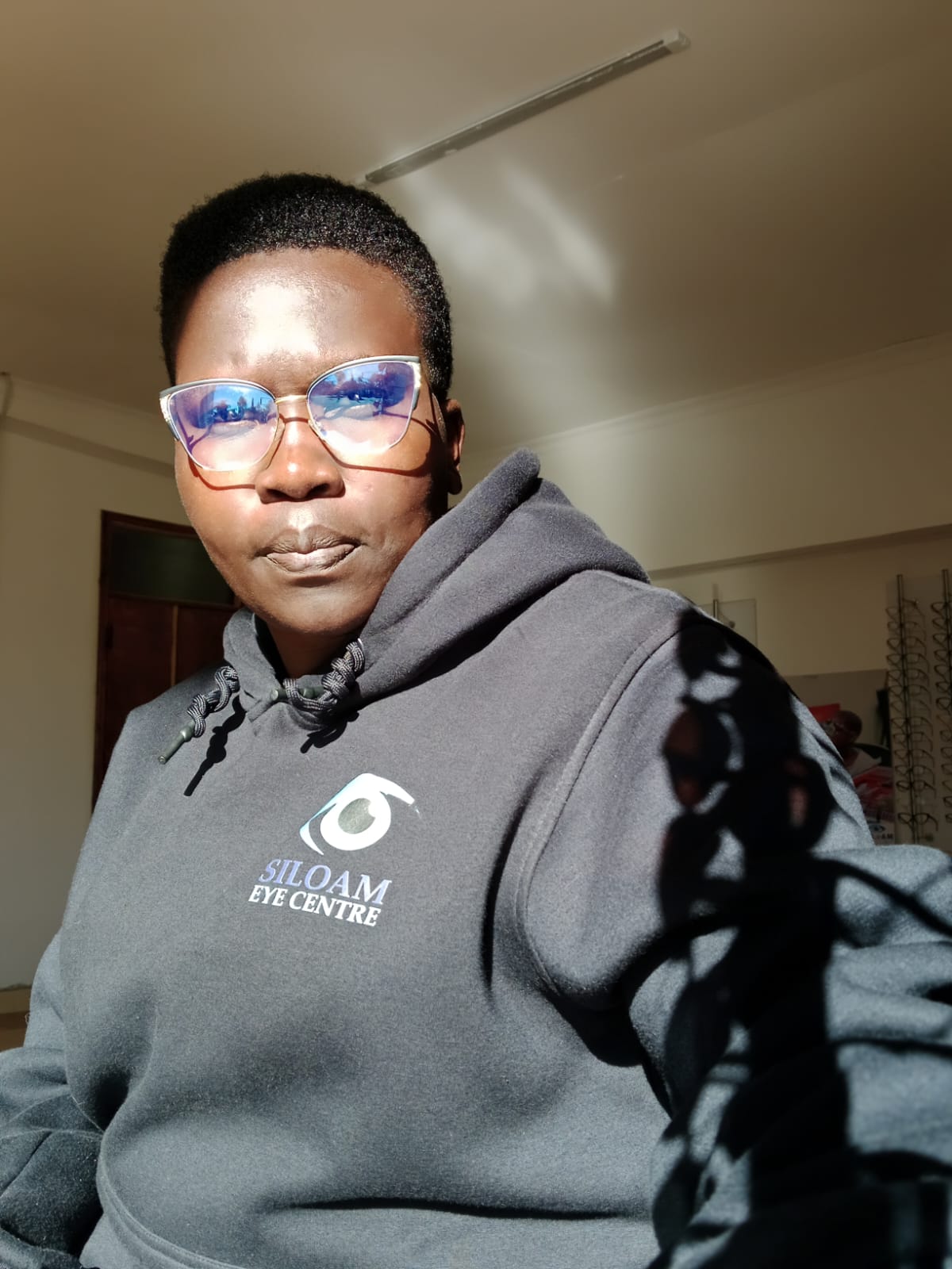 Portrait of Winnie Kosgei, Hospital Administrator at Siloam Eye Centre Eldoret Kenya