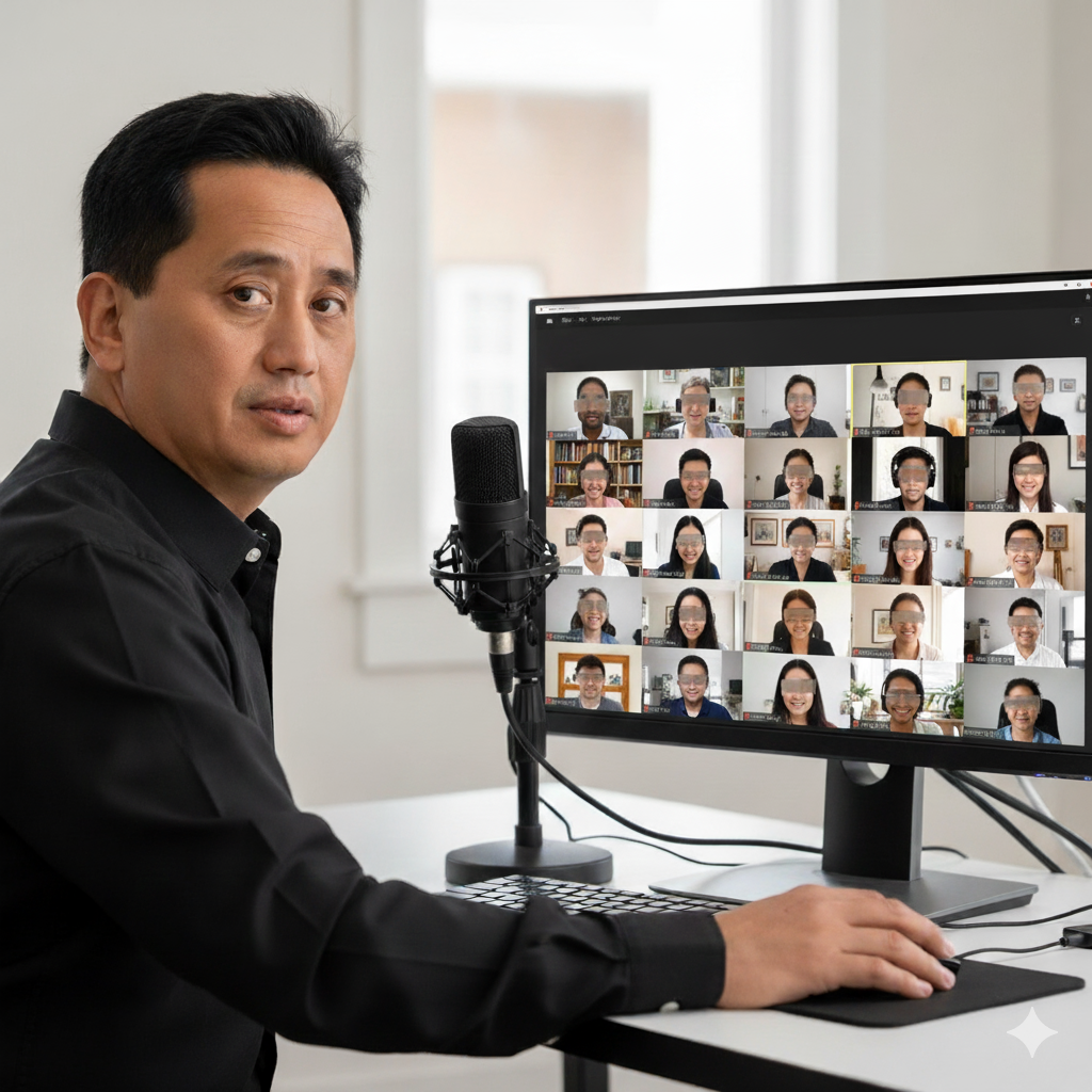 Martin Zialcita delivering keynote presentation