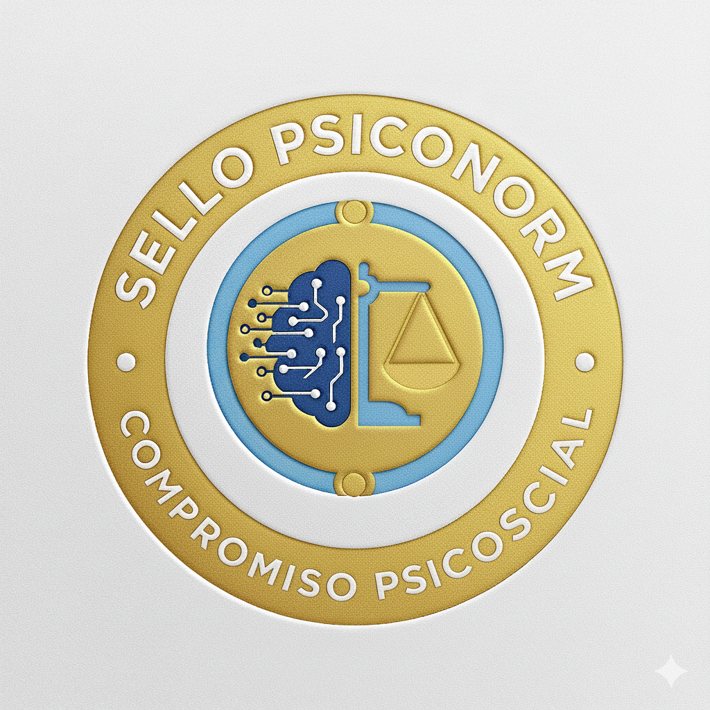 Sello PsicoNorm de Compromiso Psicosocial - Certificación oficial