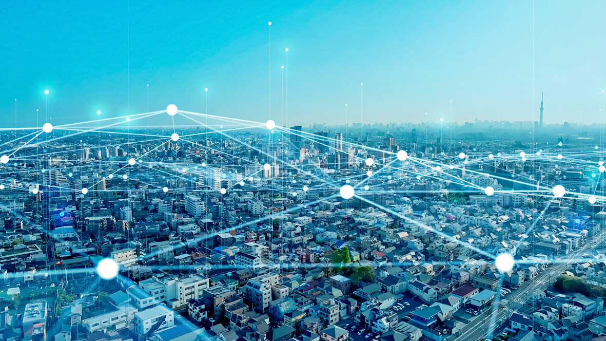 電気通信工事現場