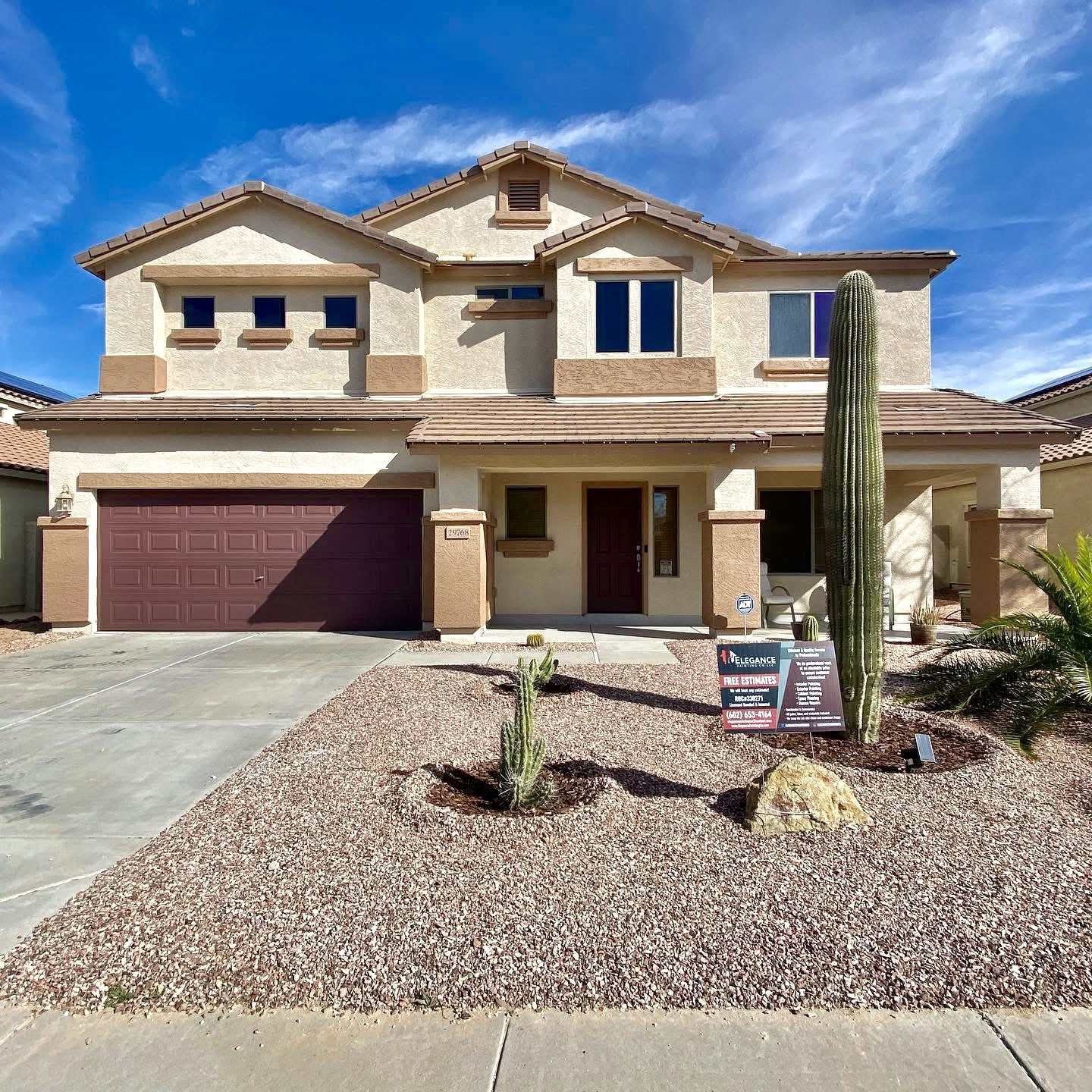 Elegance Painting team at work in Phoenix AZ