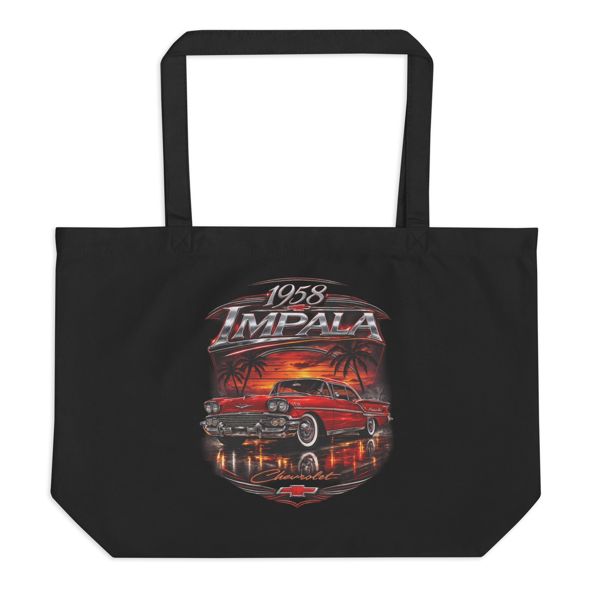 Large impala organic tote bag