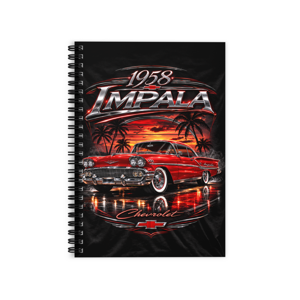 Vintage ruled line notebook