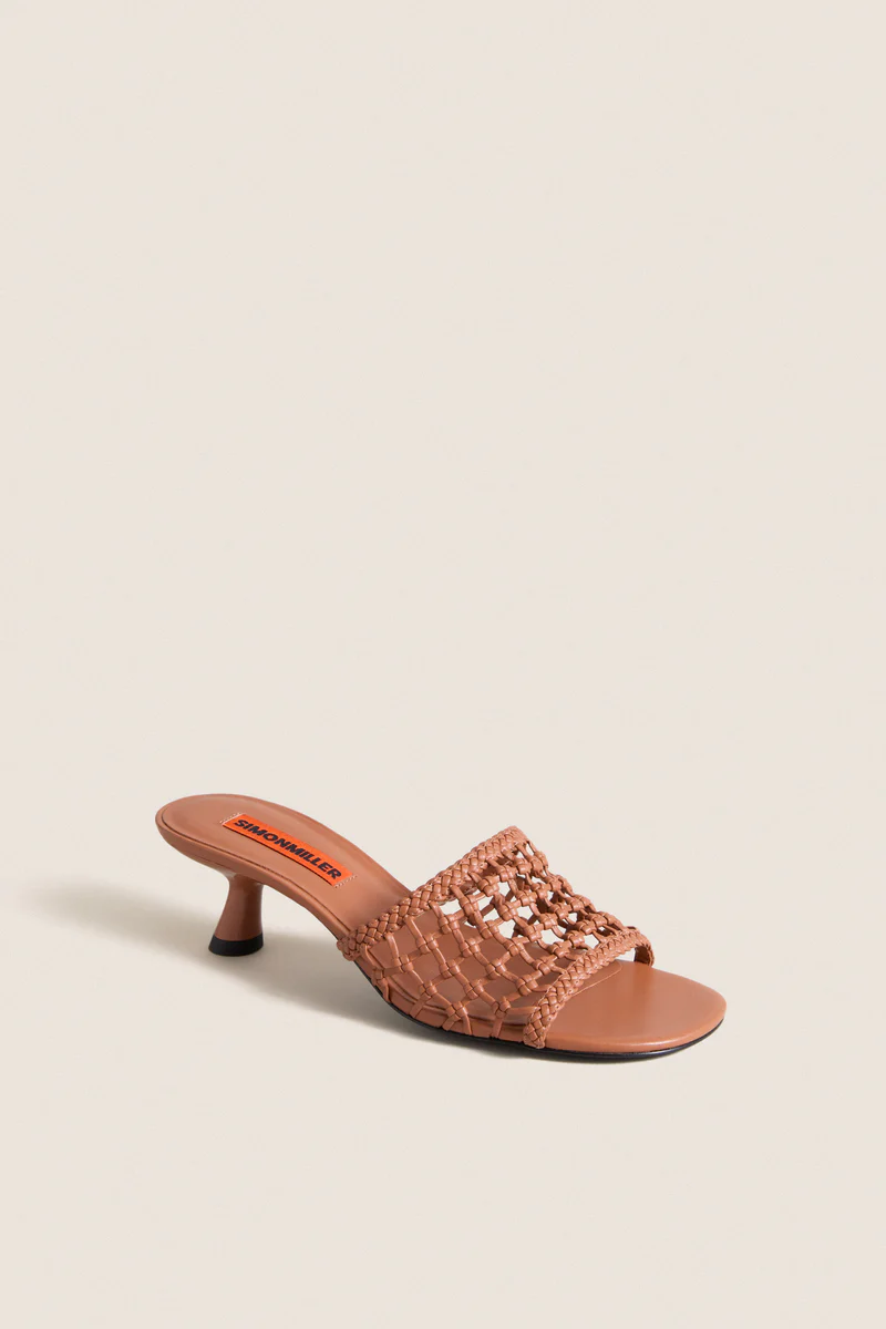 Chestnut Knotted Beep Heels