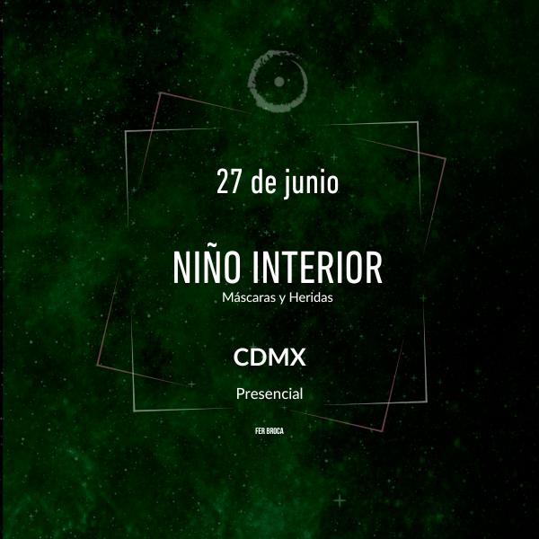 Niño interior: Máscaras y heridas. Taller presencial