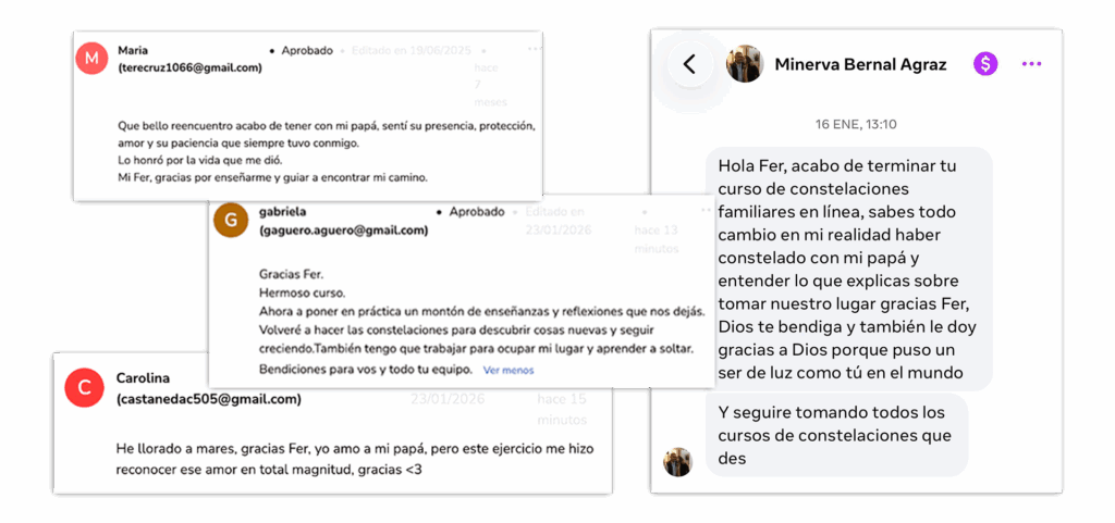 Testimonios de estudiantes