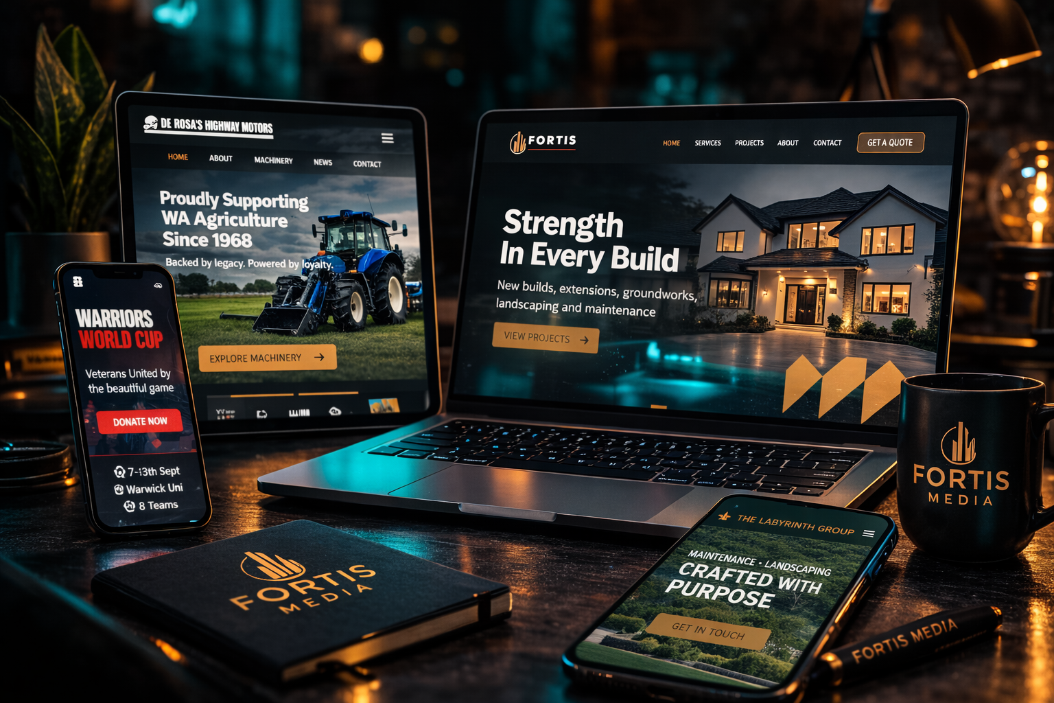 Business transformation - before and after online presence