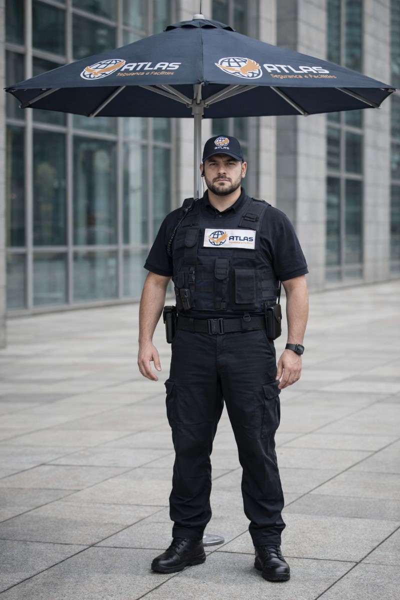Profissional Atlas Segurança em Ação