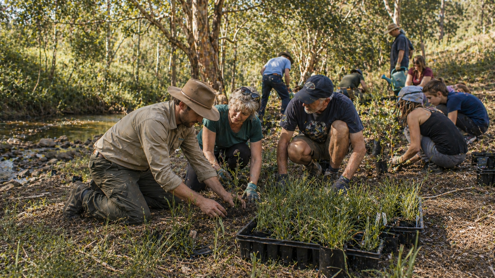 Conservation group restoration