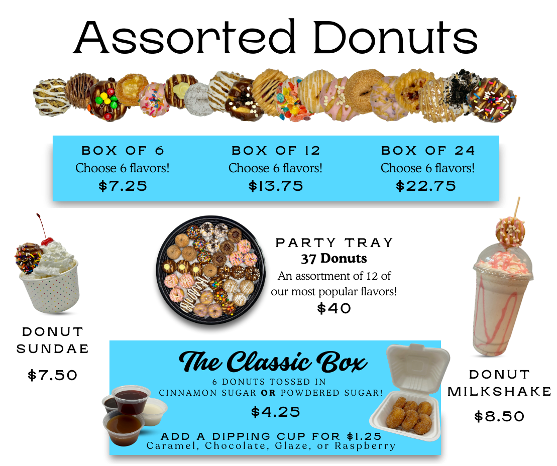 Lil Bitty Donut Co. Menu - Part 1