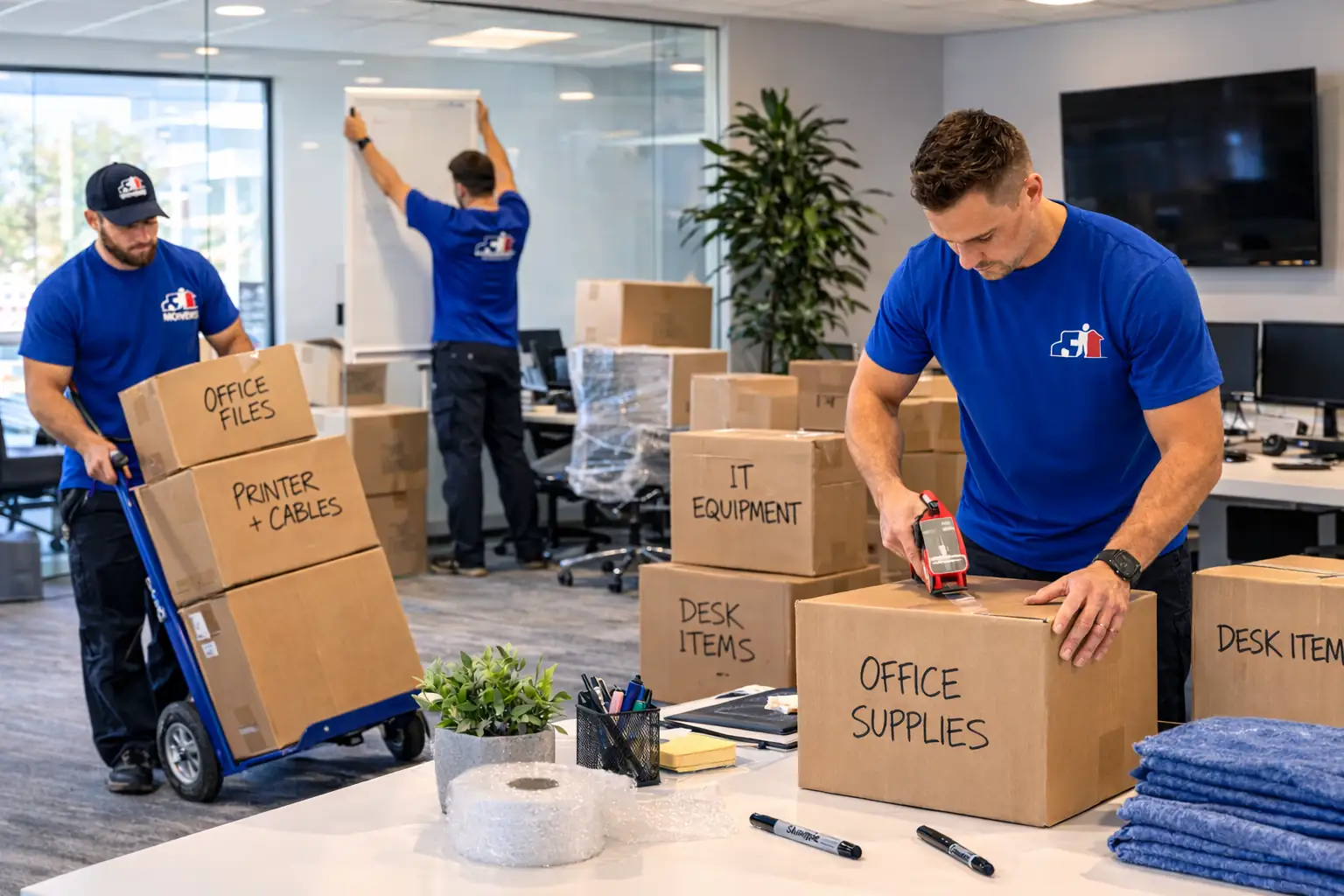 Professional office movers in Murfreesboro, TN