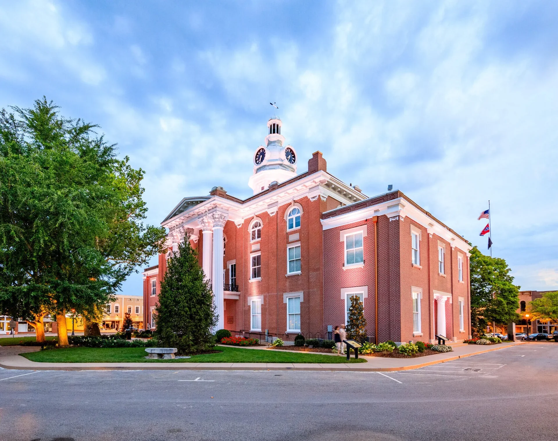 Historic Rutherford County Courthouse on the public square in downtown Murfreesboro, TN