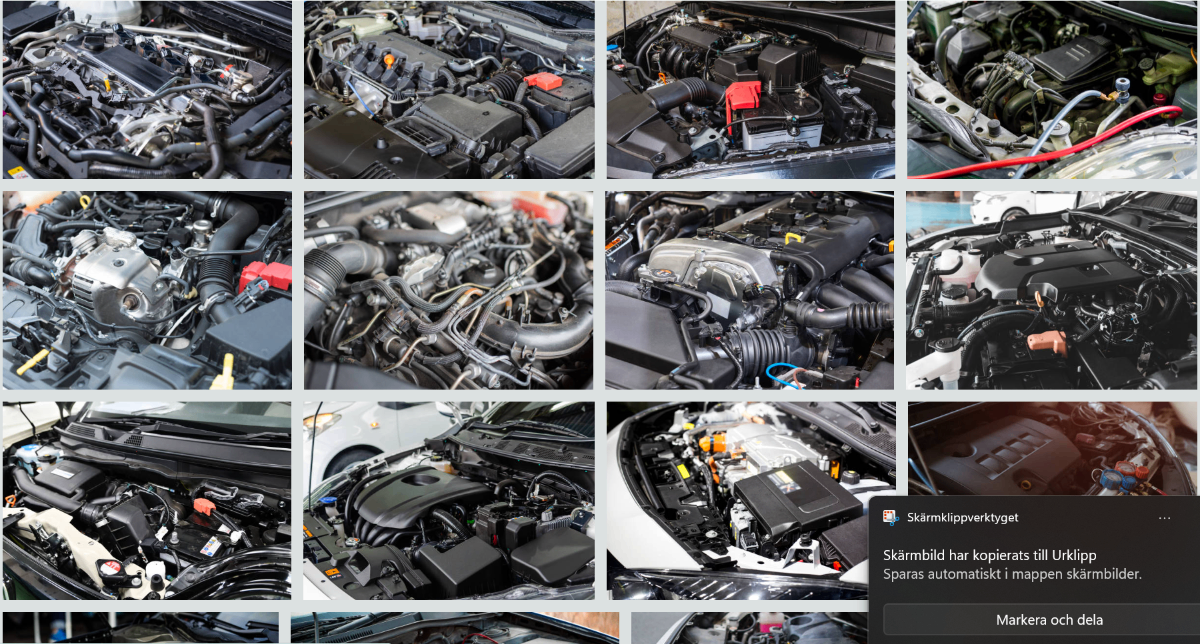 Car engine background