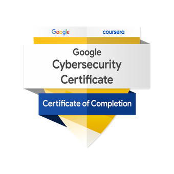 Google Cybersecurity Certificate Badge