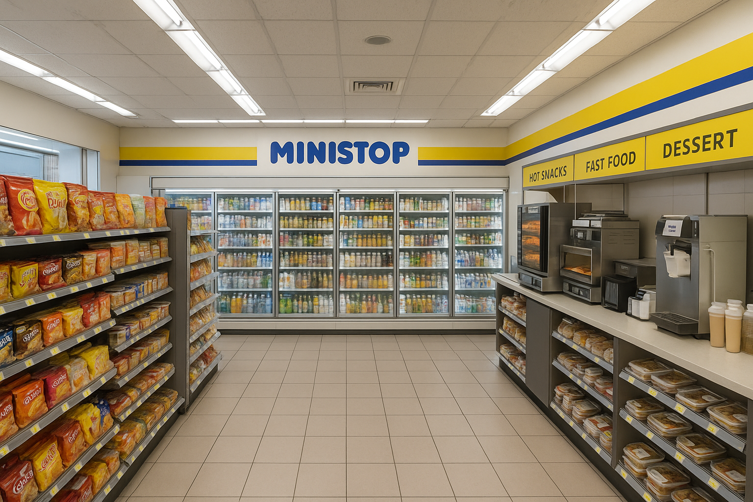 Ministop 설치 전경