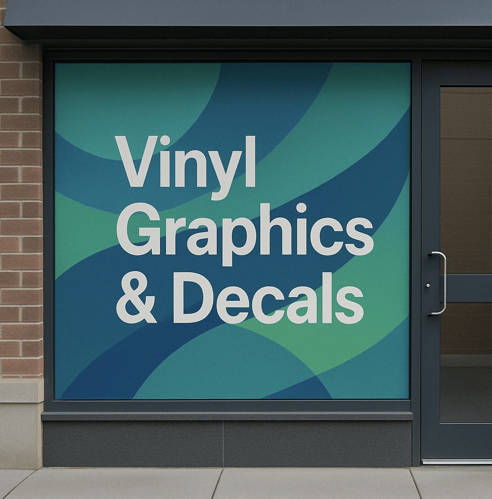 Storefront vinyl installation