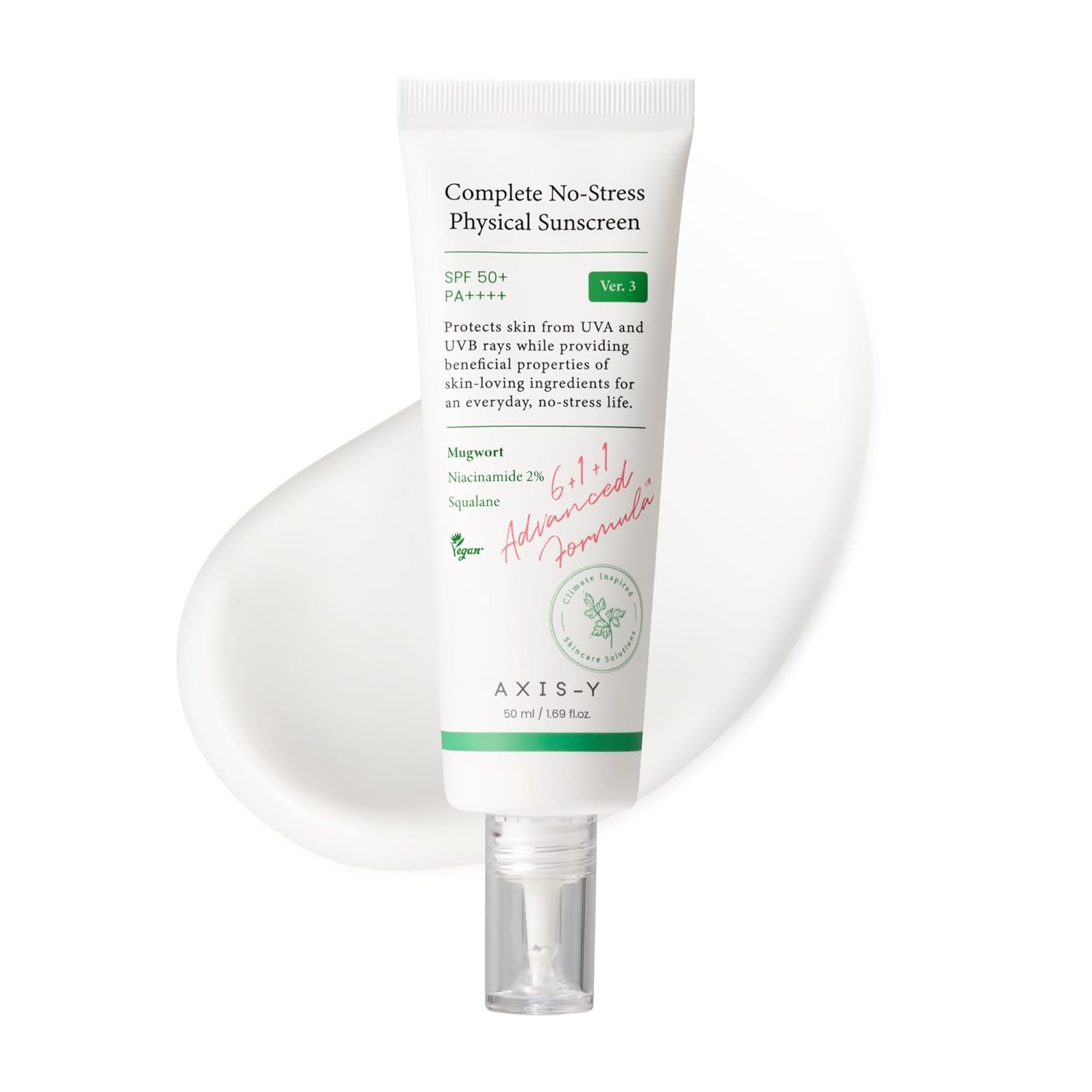 AXIS-Y Complete No-Stress Physical Sunscreen V3 SPF 50