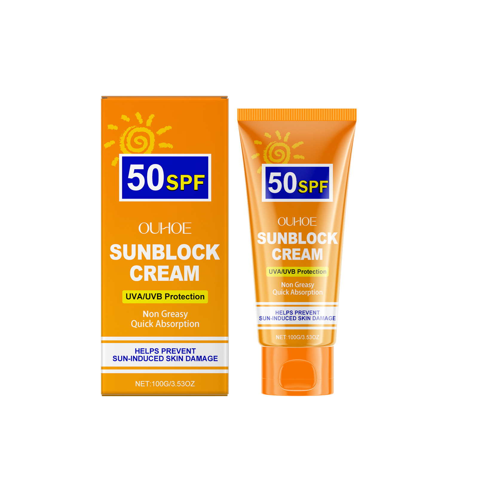 OUHOE 50SPF Sunblock Cream