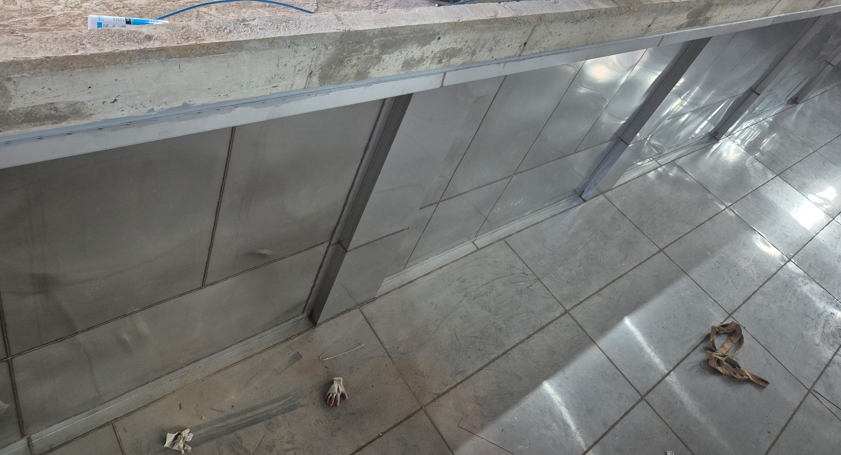 판넬 설치 작업