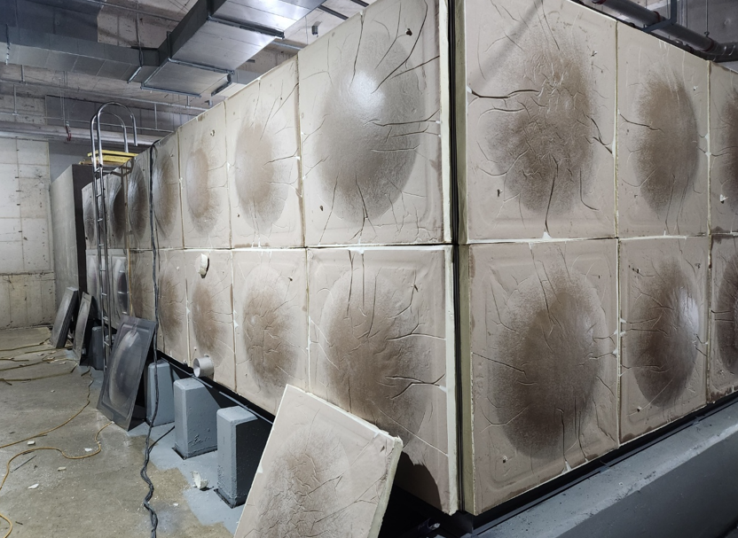 우레탄 성형폼 설치작업