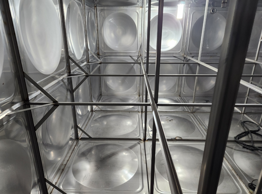 수평,수직 보강 앵글 작업