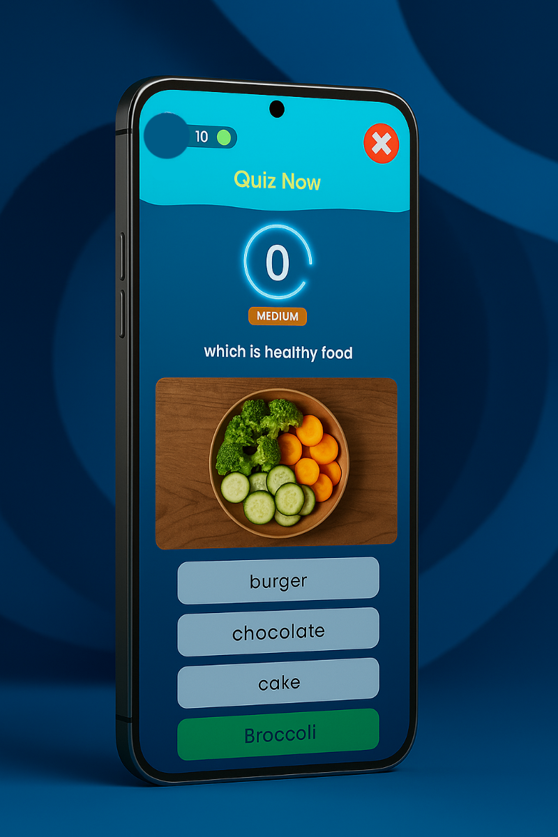 Quiz Now Question Screen