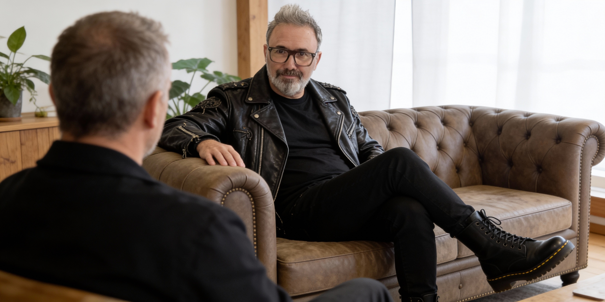 Punk Chimp with Flashlight