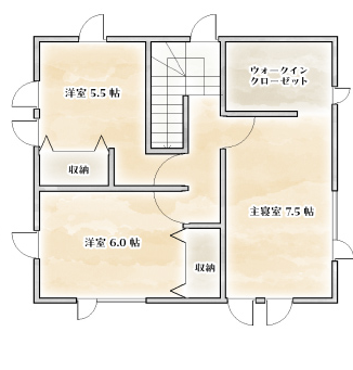 2階プラン間取り図