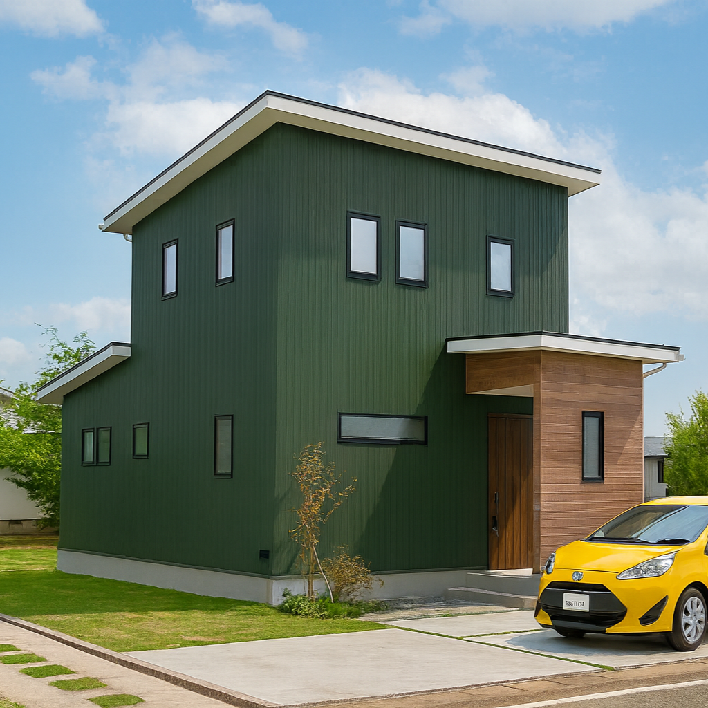 1.5階建てイメージ外観図