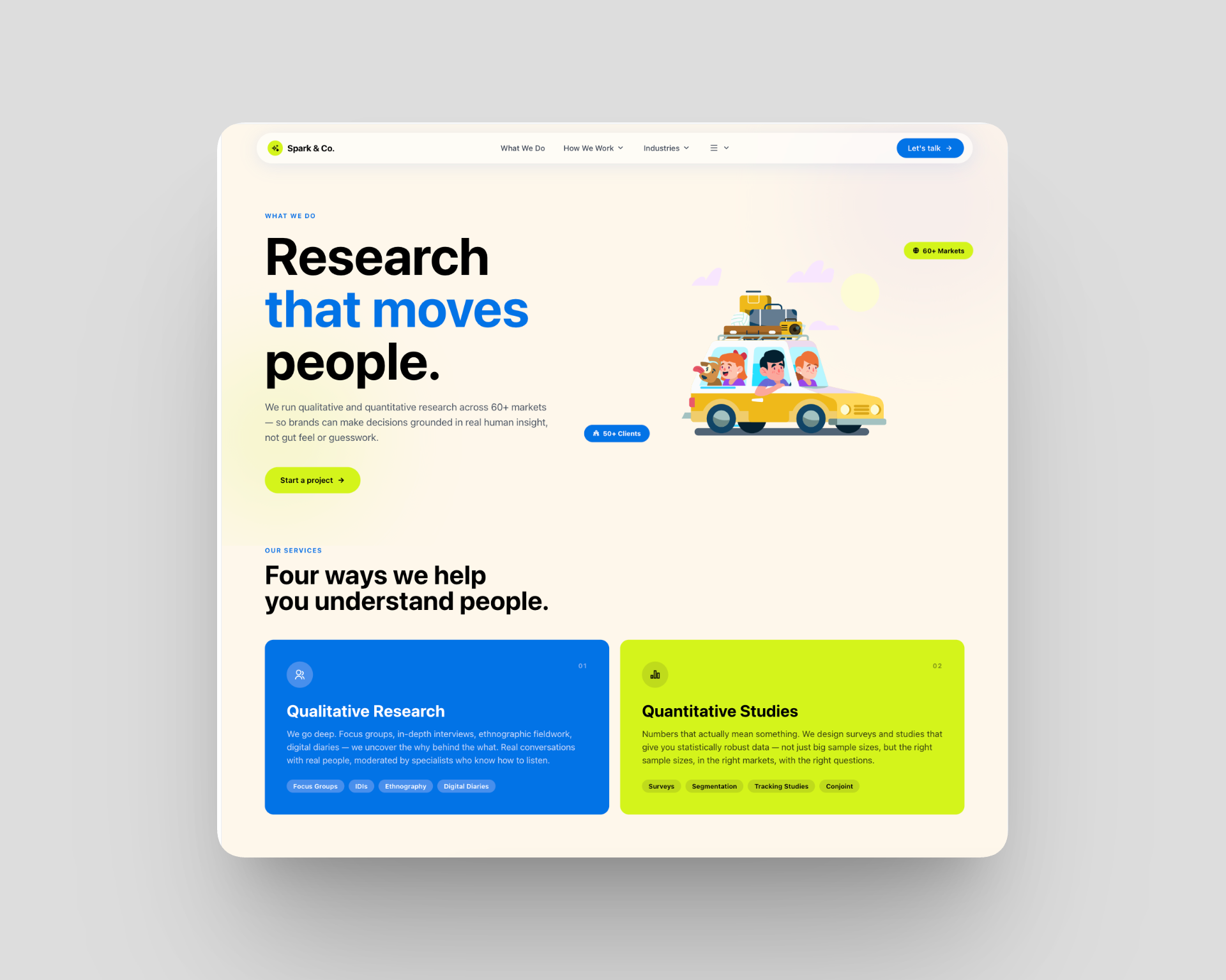 Creative Service Agency Website