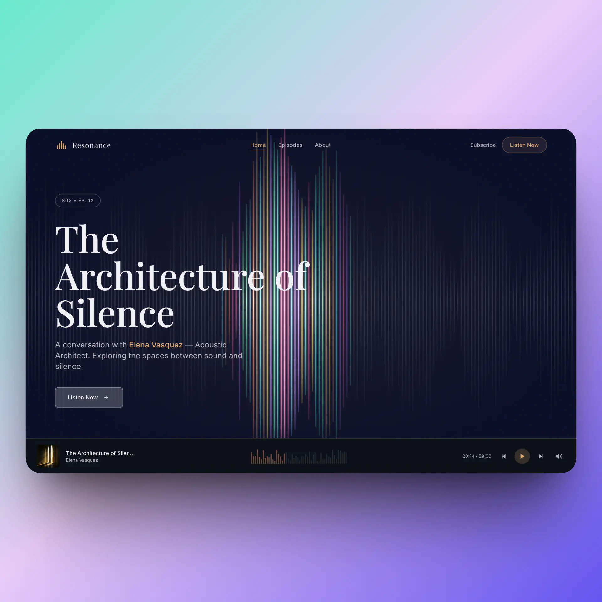 Podcast Studio Website