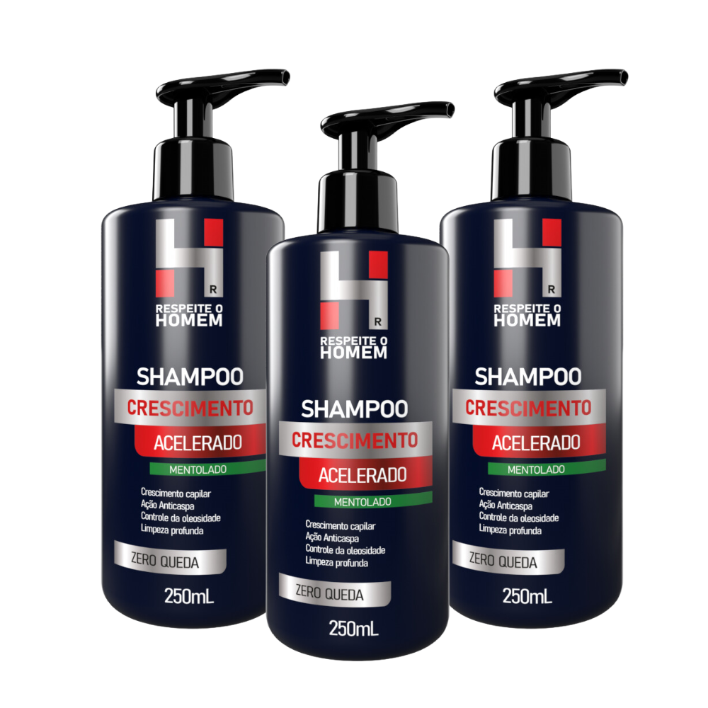 Shampoo Calvície Zero (3x)