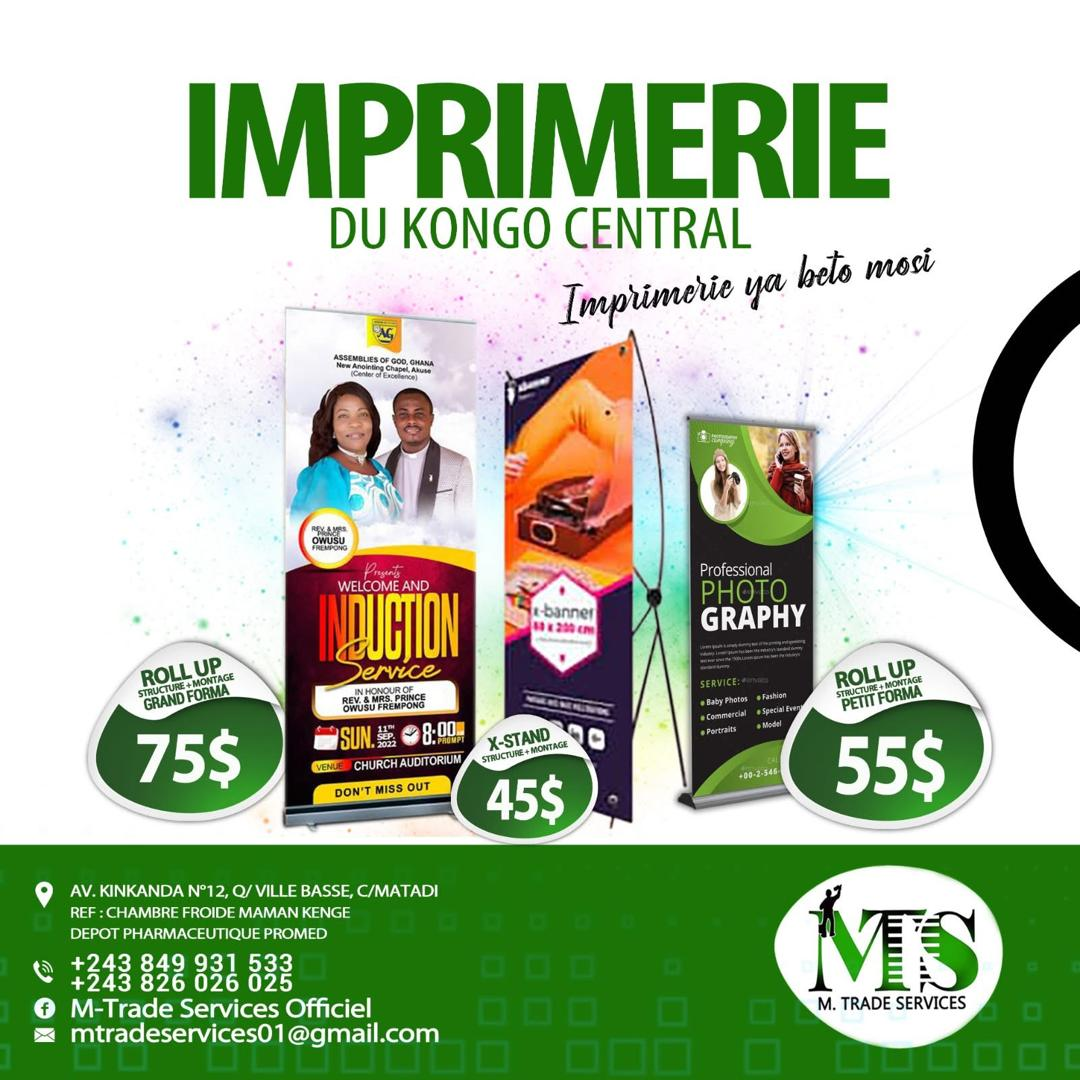 Pack Imprimerie — Roll Up & X-Stand