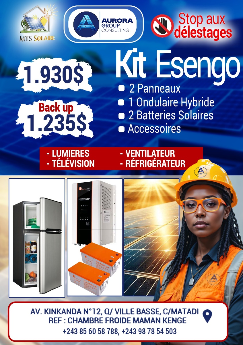 Kit Esengo — Stop aux Délestages