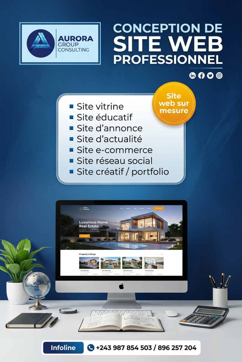 Conception de Site Web Professionnel