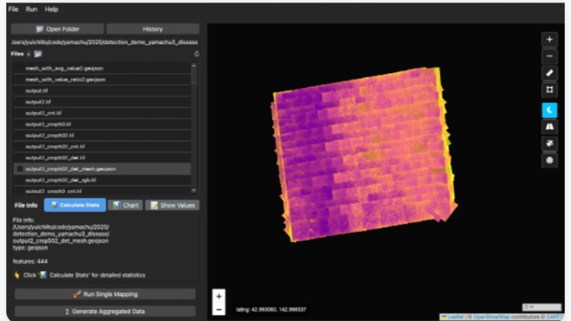 画像解析結果を集計・地理空間上にマッピングするSWALO Scanner