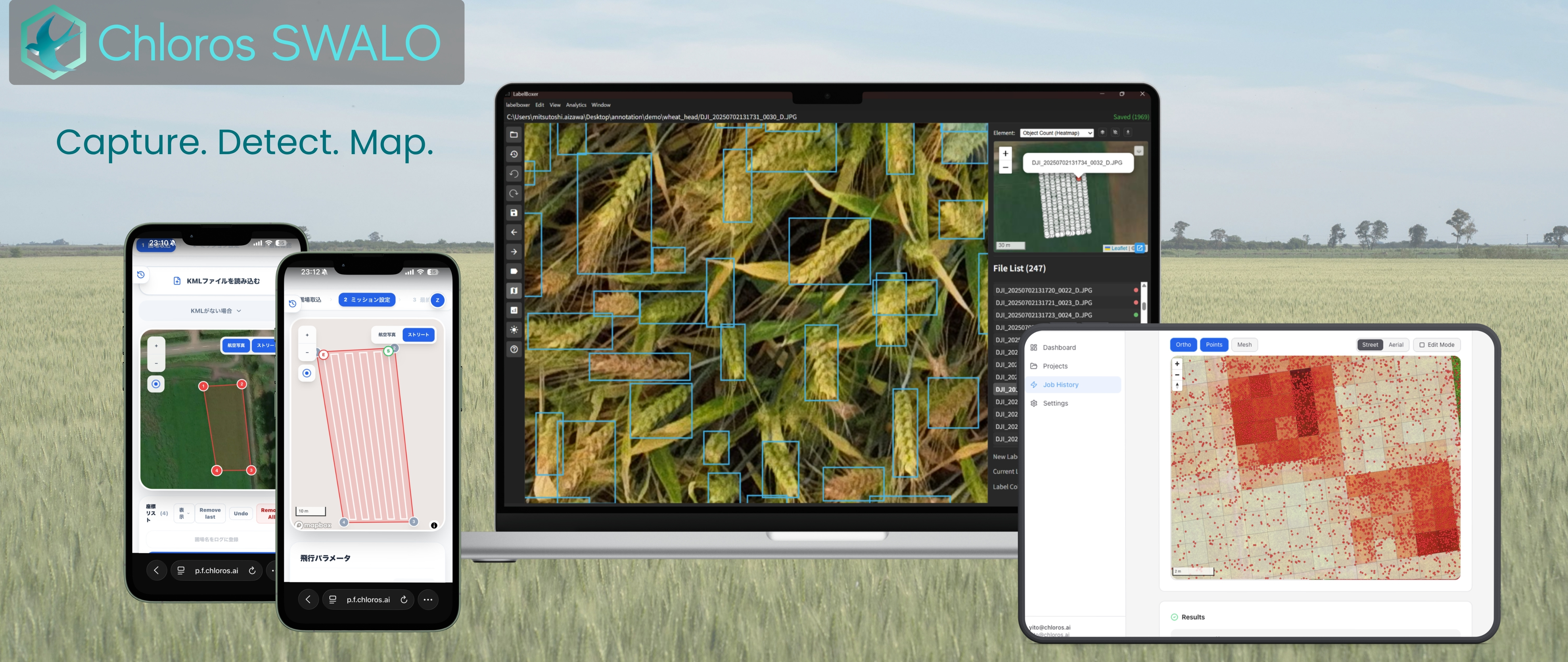 SWALO Crop Image Analysis System