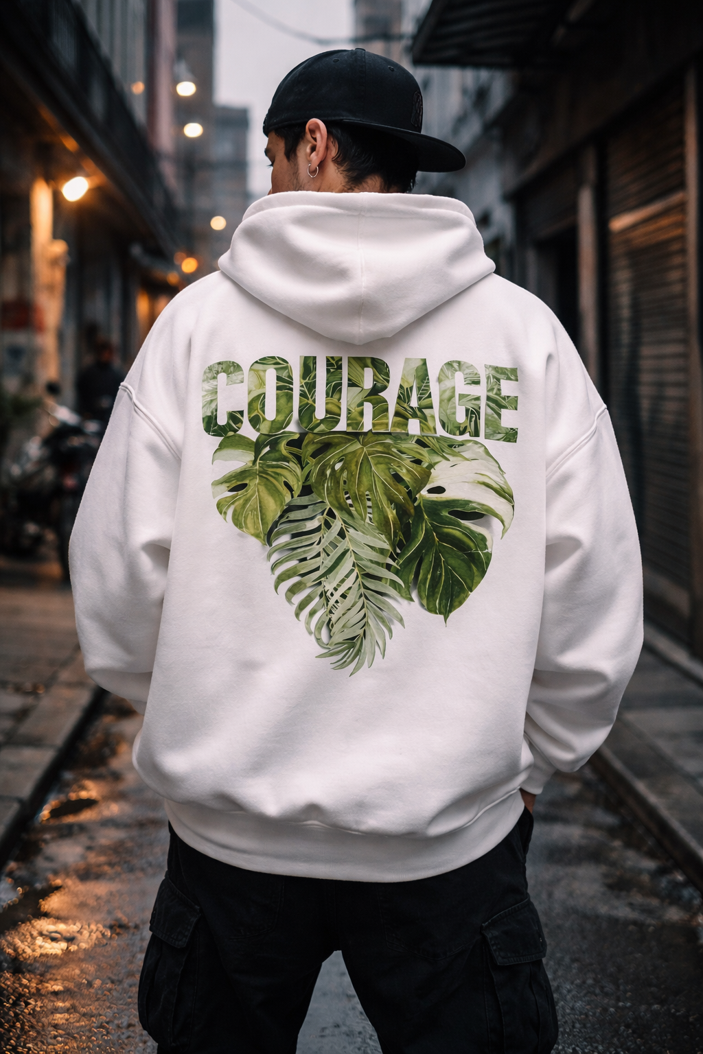 Hoodie Oversized Courage