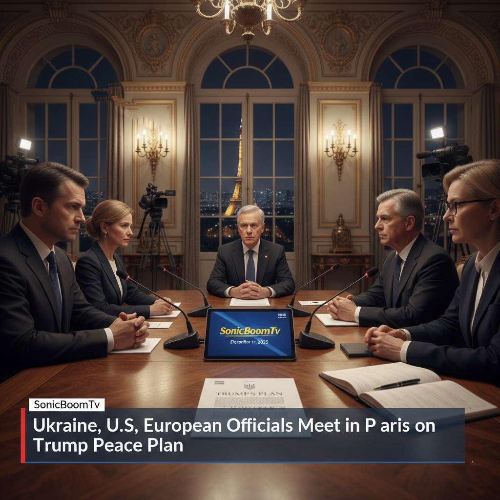 Ukraine, U.S., and European Officials Set for High-Stakes Paris Meeting on Trump's Proposed Peace Plan