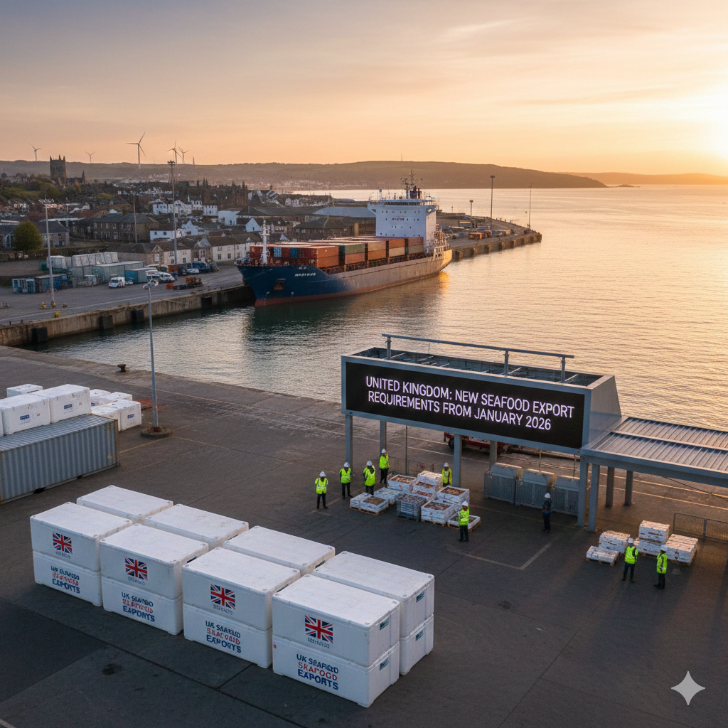 UK Introduces Tougher Seafood Export Requirements for 2026
