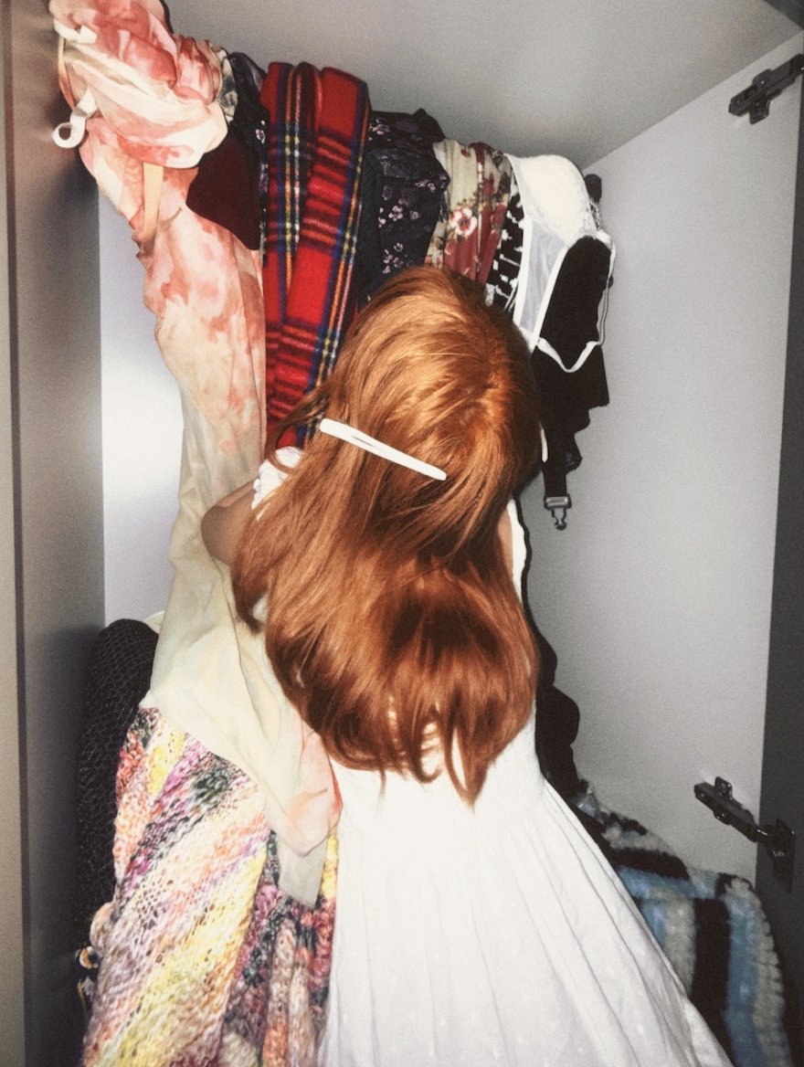 Clothing textures representing memory and identity