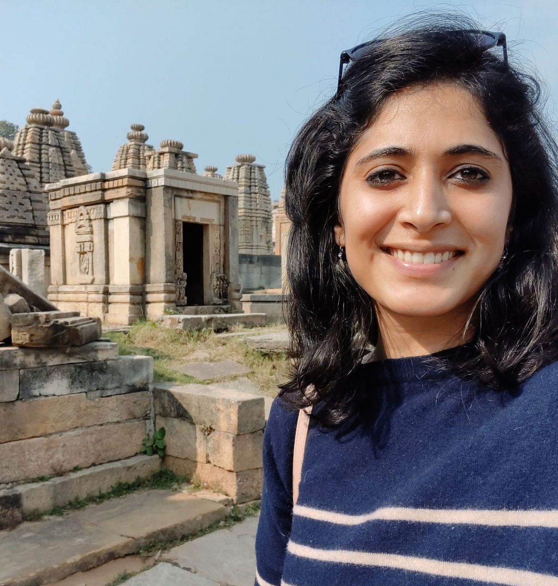 Aalya Rekhi conducting archaeological research
