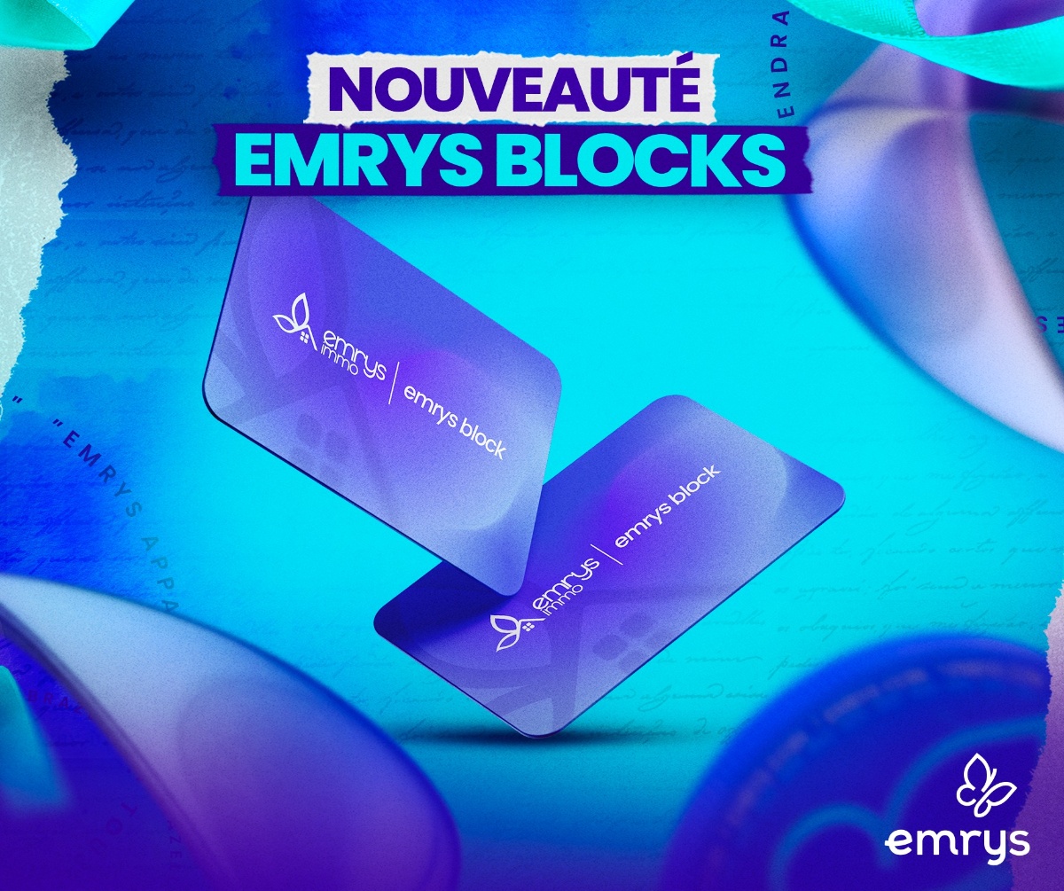 Nouveauté investir dans l'immobilier avec les Emrys Blocks