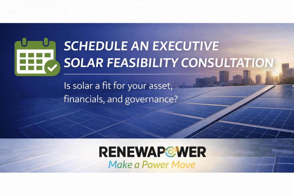 Schedule an Executive Solar Feasibility Consultation