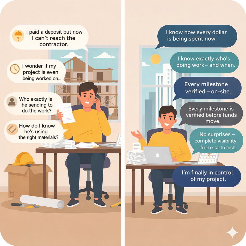 Before - Construction project concerns and uncertainties