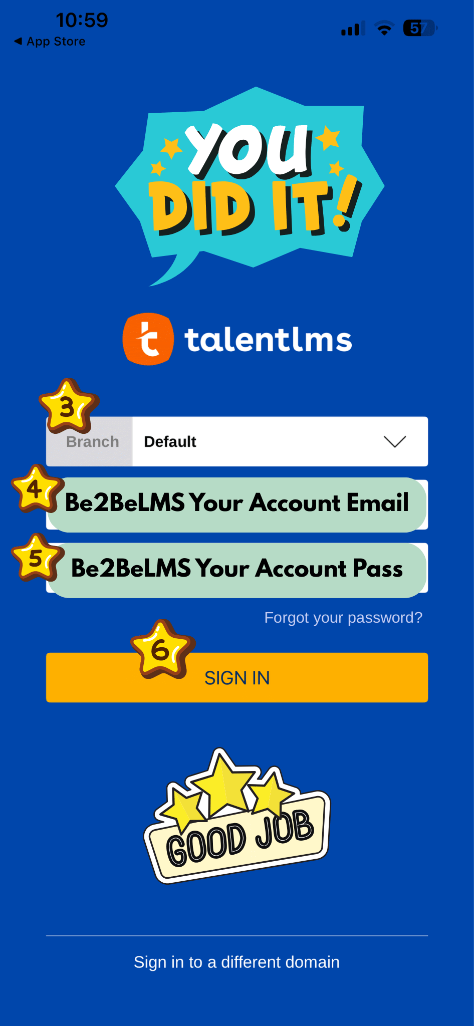 Confirm and continue