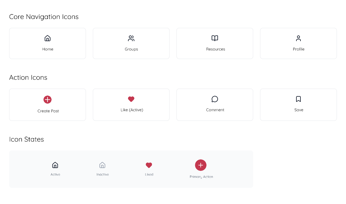 Rekindle Iconography