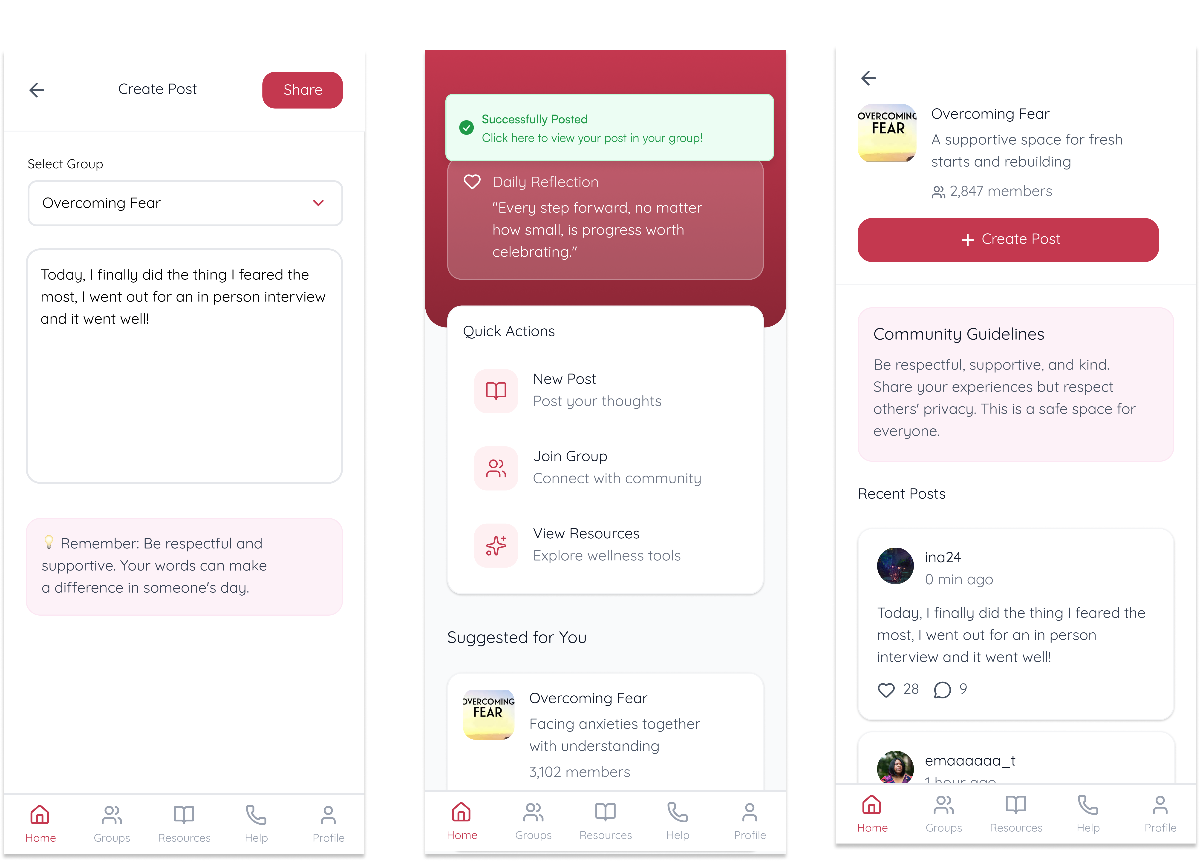 Task 1 - Post creation flow continued